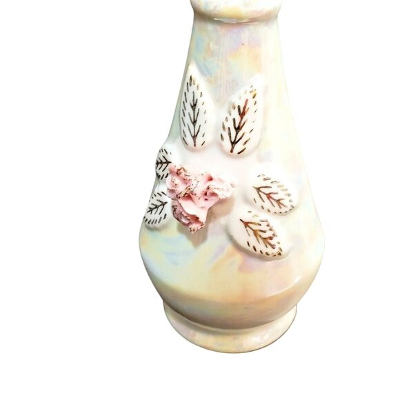 Betson Hand Painted Perfume Bottle Gold Japanese Vanity Japan RARE MCM Lusterwar - Picture 7 of 7